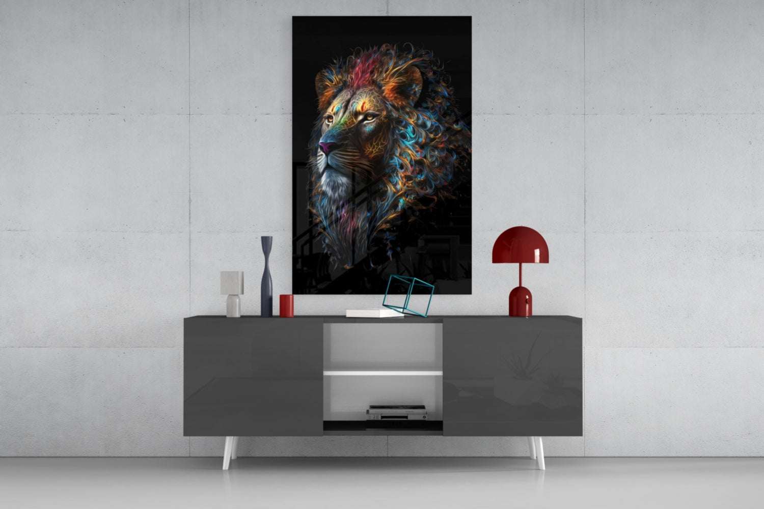 Sparkling Glory Glass Wall Art  || Designer Collection | Insigne Art Design.