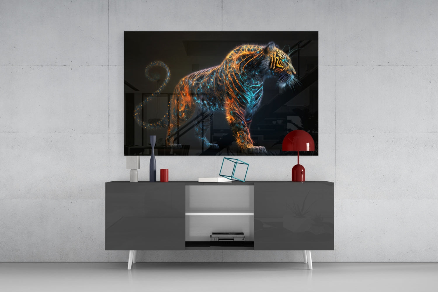 Sparkling Glory Glass Wall Art  || Designer Collection | Insigne Art Design.