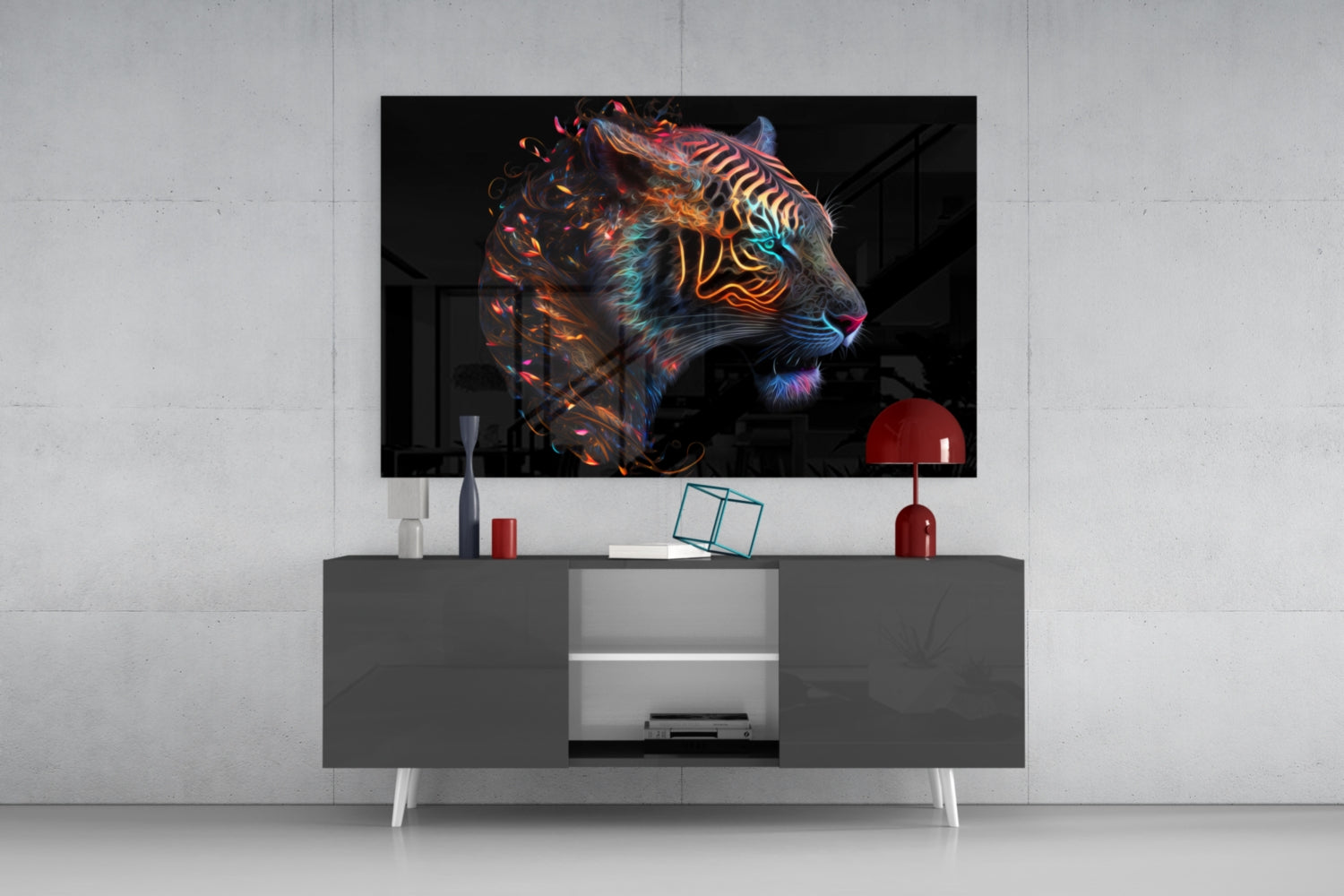 Sparkling Glory Glass Wall Art  || Designer Collection | Insigne Art Design.