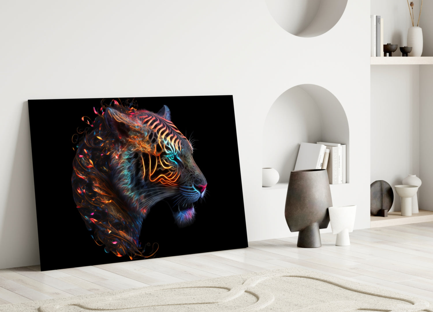 Sparkling Glory Glass Wall Art  || Designer Collection | Insigne Art Design.