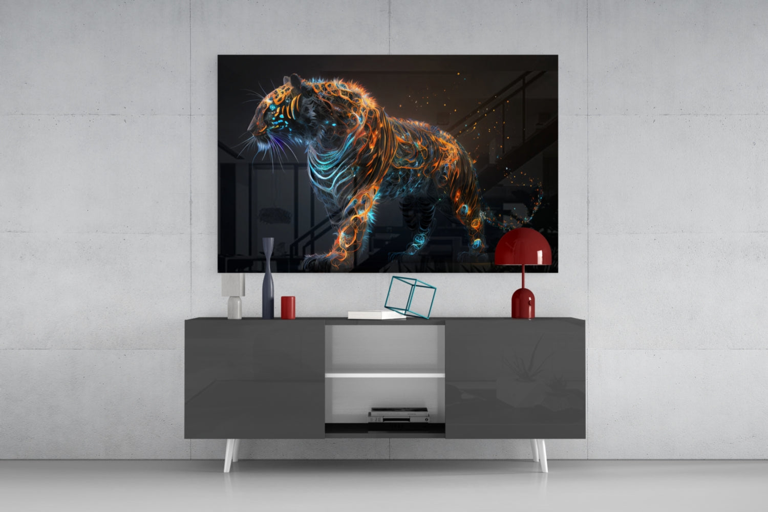 Sparkling Glory Glass Wall Art  || Designer Collection | Insigne Art Design.