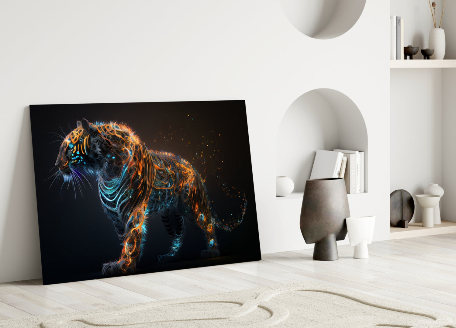 Sparkling Glory Glass Wall Art  || Designer Collection | Insigne Art Design.