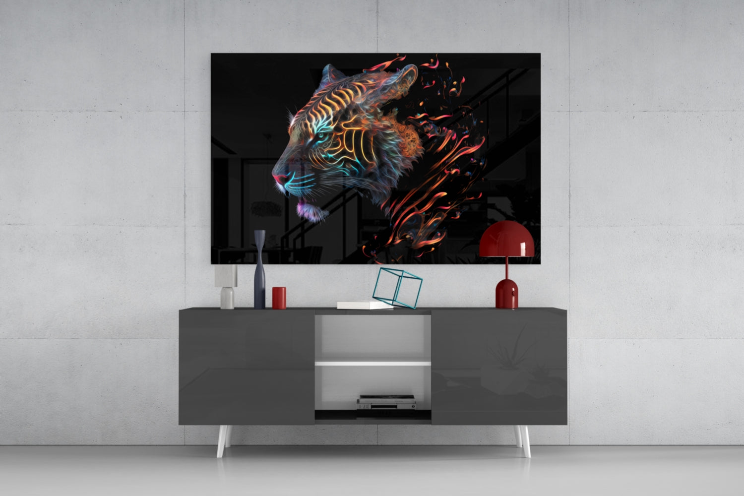 Sparkling Glory Glass Wall Art  || Designer Collection | Insigne Art Design.