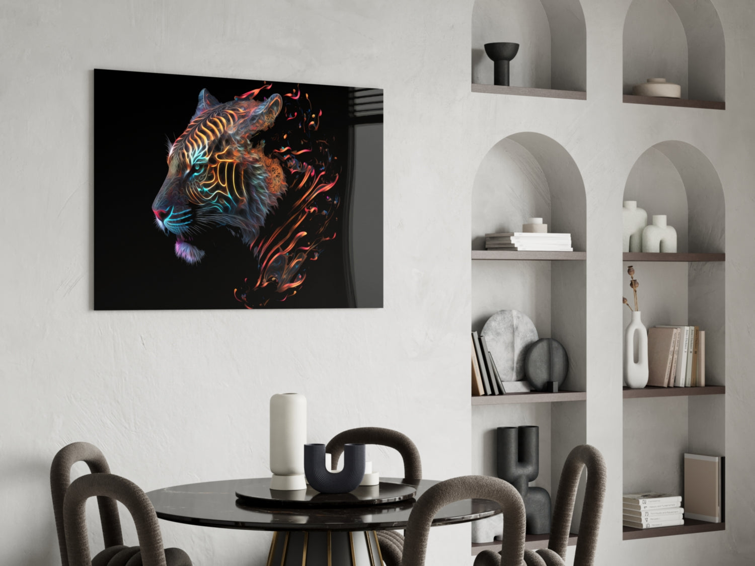 Sparkling Glory Glass Wall Art  || Designer Collection | Insigne Art Design.