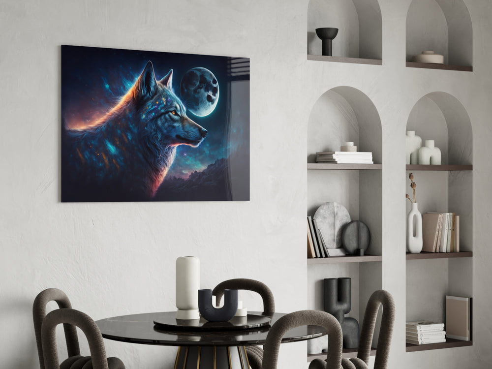 Sparkling Freedom panel adding editorial grace to a man cave