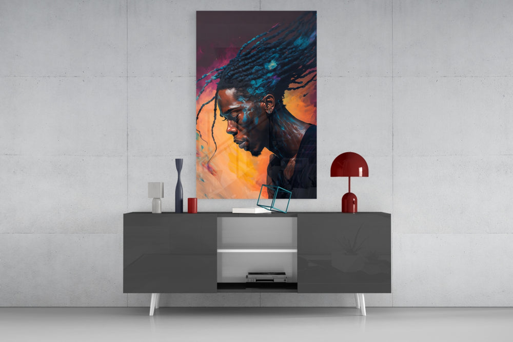 Roy Woods panel catching window light to reveal its meditative gravity