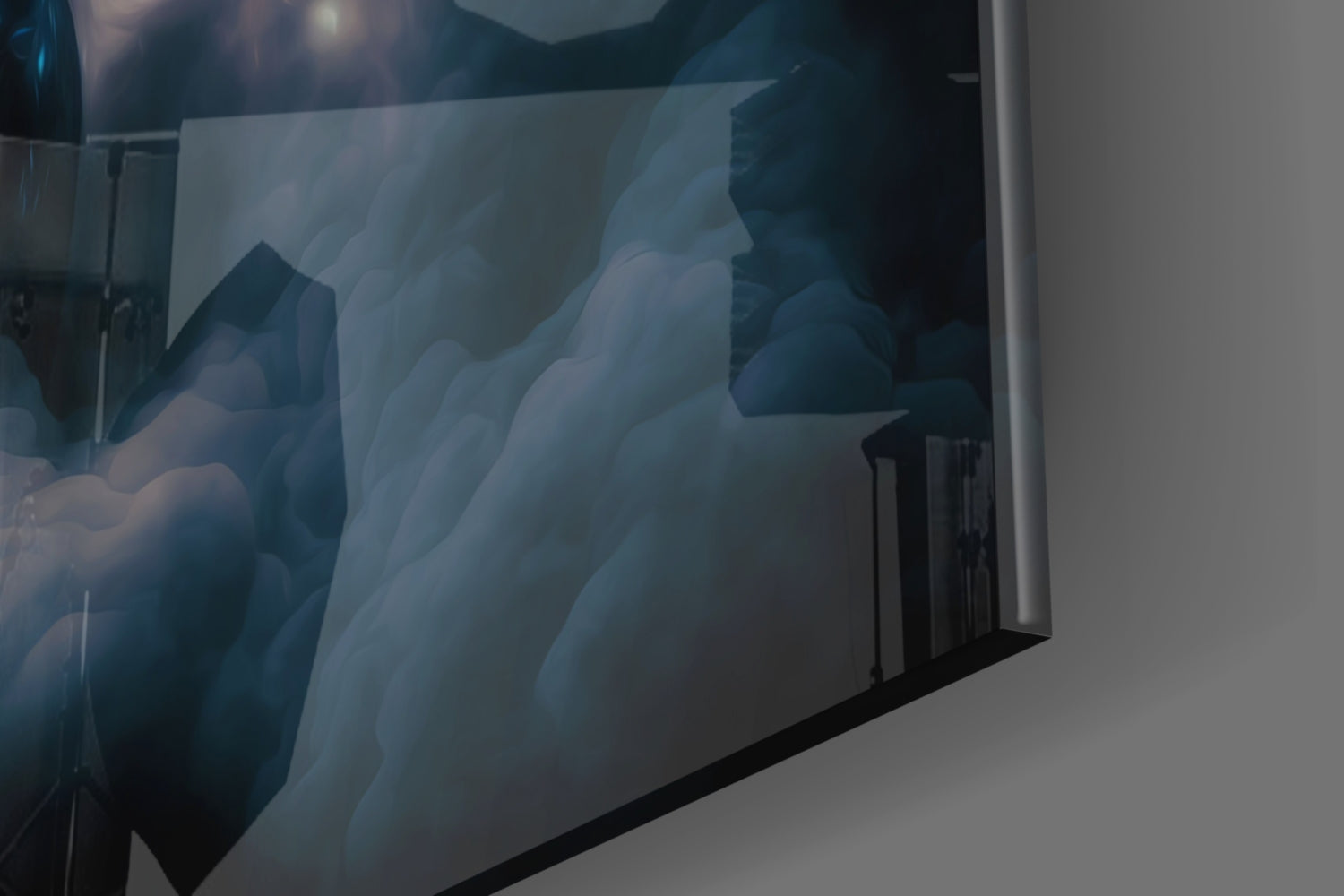 Vitruvius Man Glass Wall Art  || Designers Collection | Insigne Art Design.