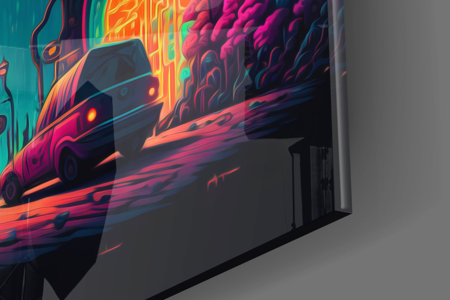 Dream of a New Life Glass Wall Art  || Designers Collection | Insigne Art Design.