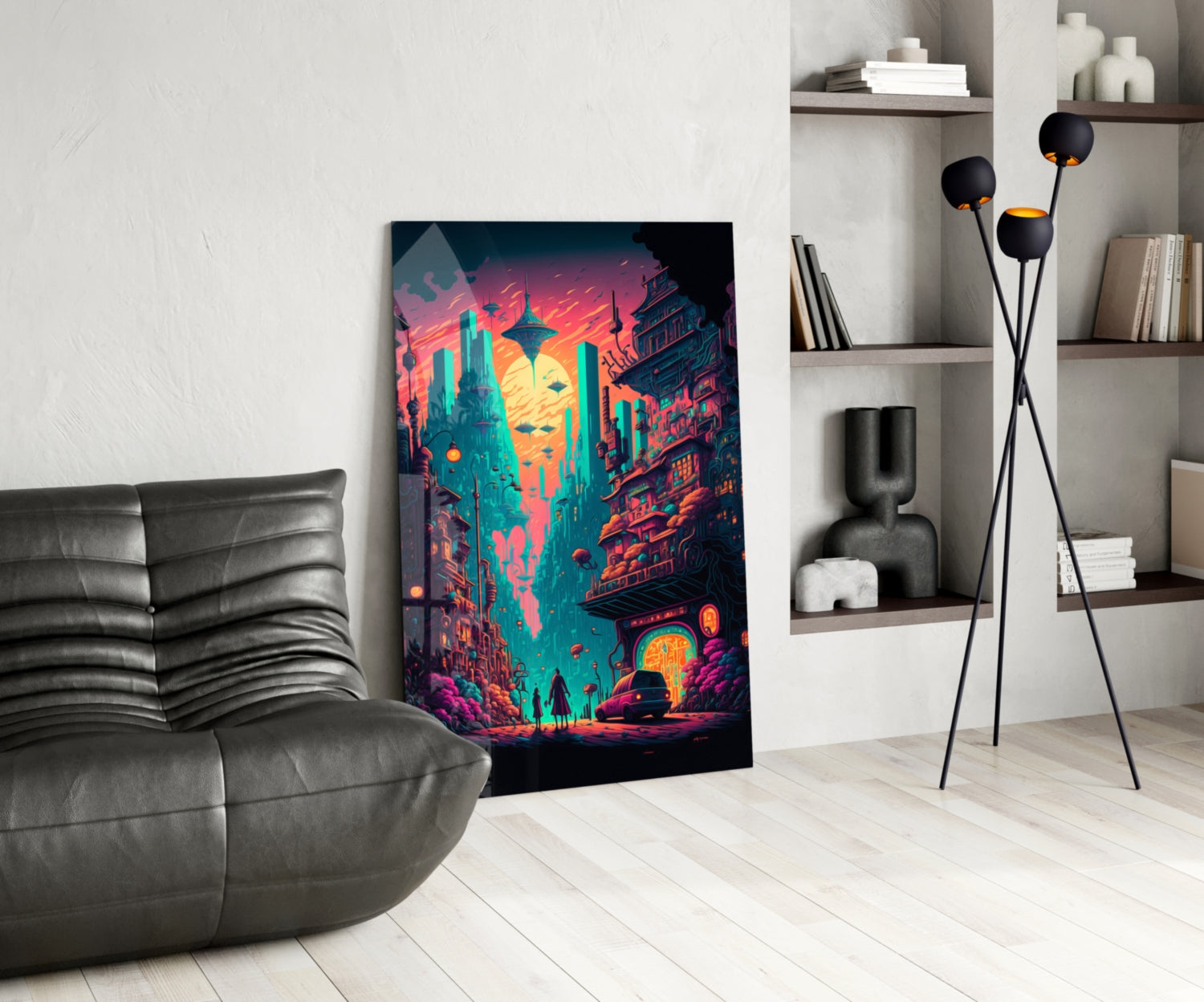 Dream of a New Life Glass Wall Art  || Designers Collection | Insigne Art Design.