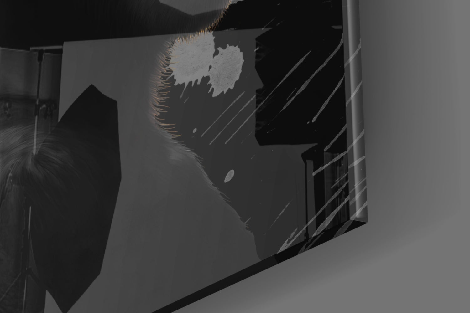 3 Wise Monkeys Glass Wall Art  || Designer Collection | Insigne Art Design.