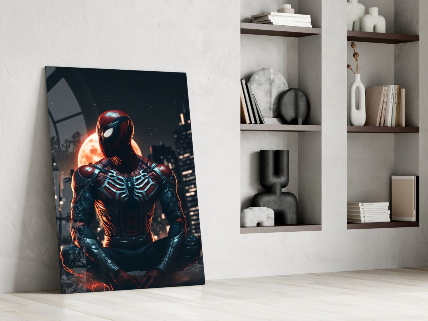Iconic Spider Glass Wall Art  || Designer Collection | Insigne Art Design.