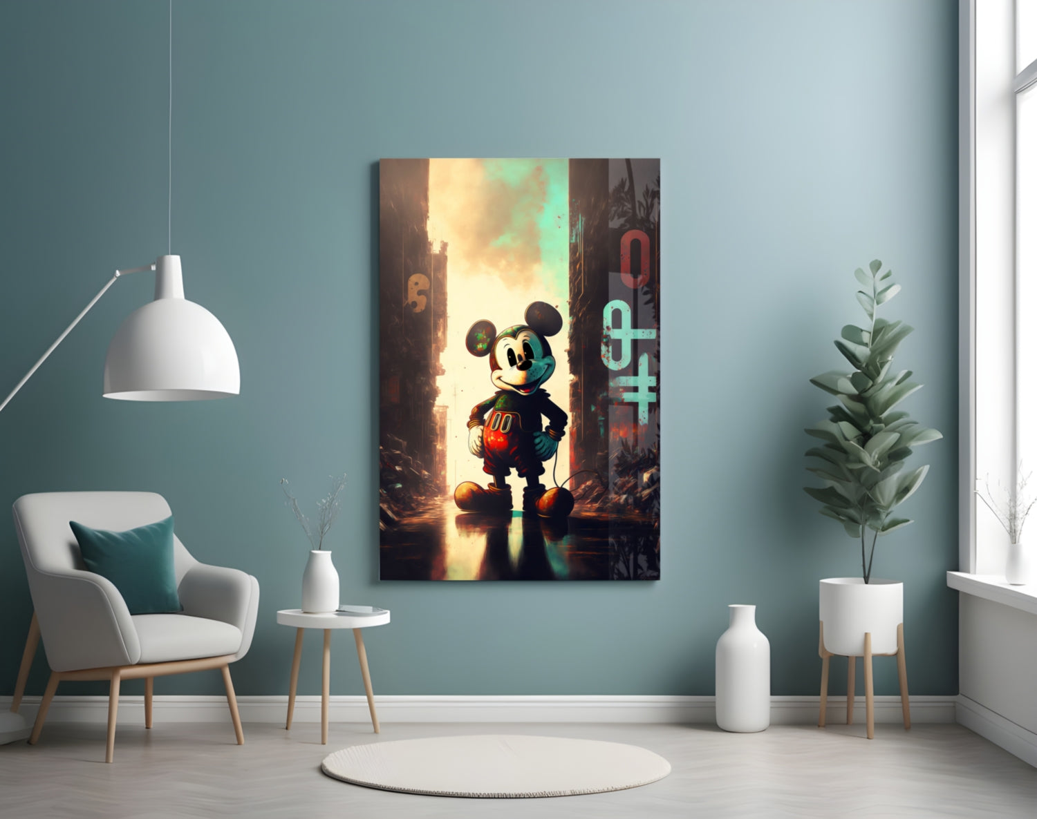 Mouse the Giant Glass Wall Art  || Designer Collection | Insigne Art Design.