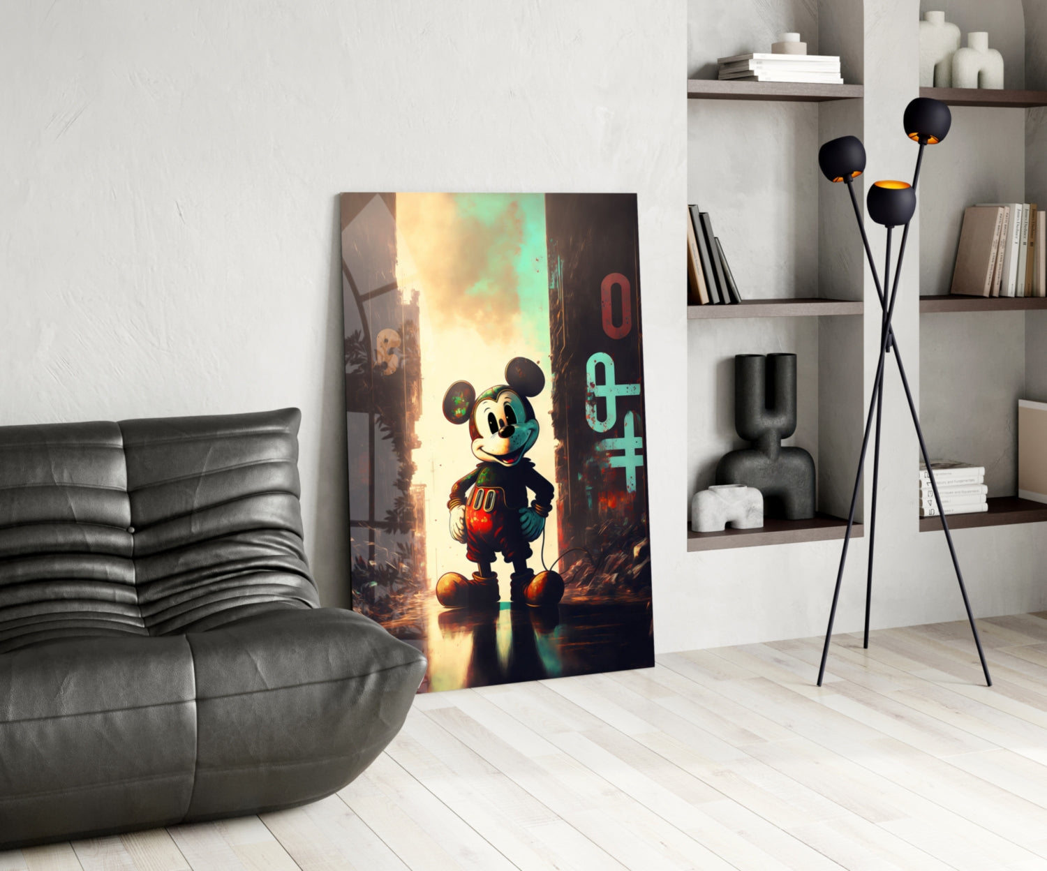 Mouse the Giant Glass Wall Art  || Designer Collection | Insigne Art Design.