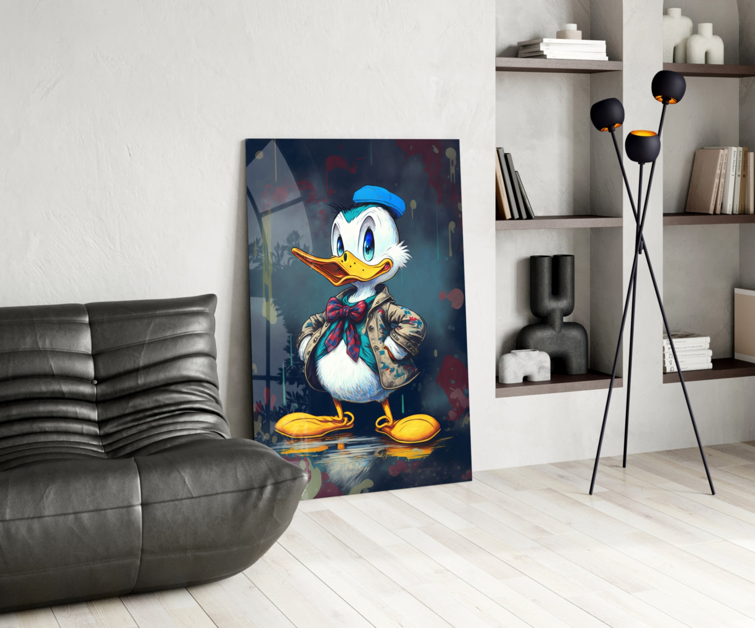 Donald Duck Glass Wall Art  || Designers Collection | Insigne Art Design.