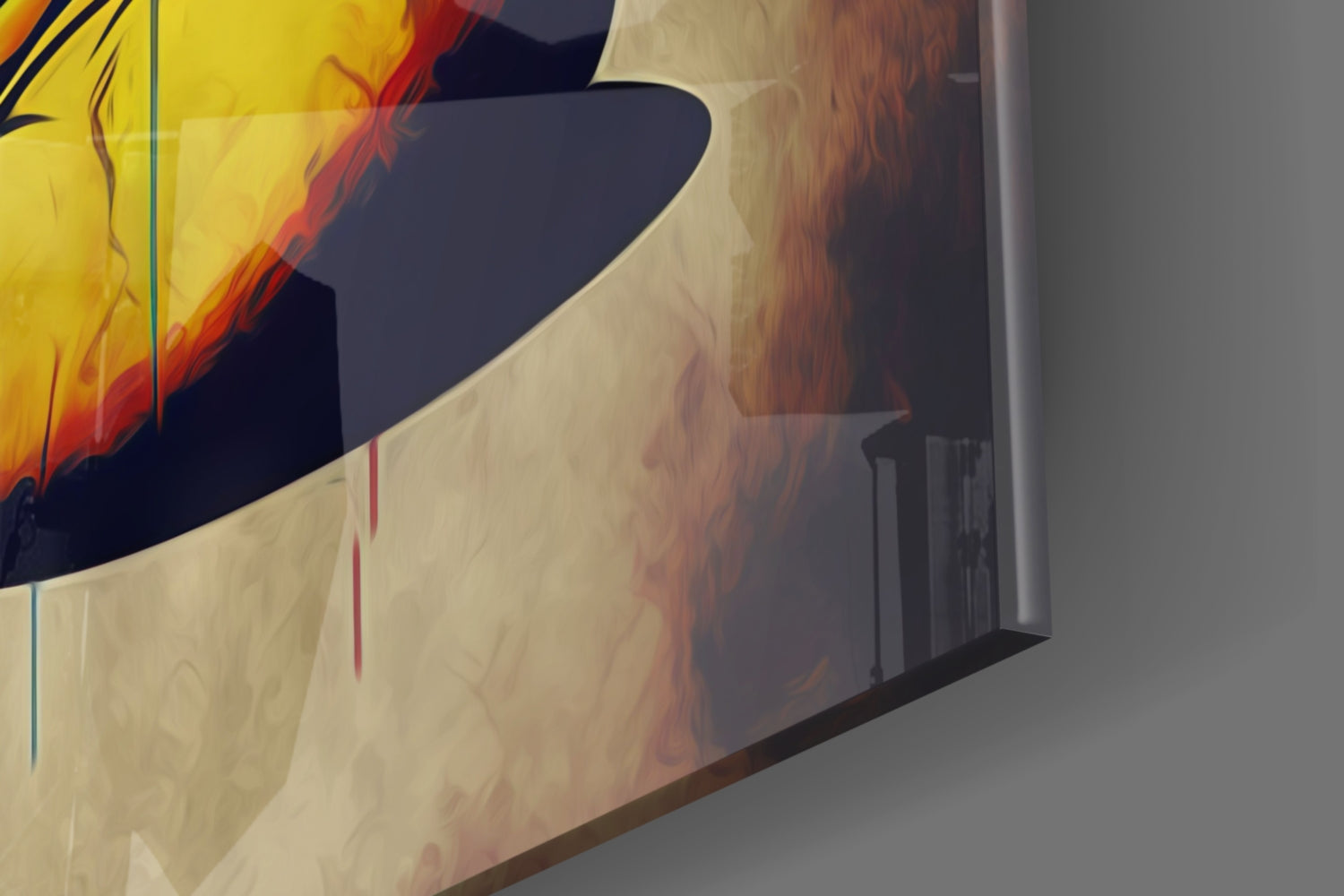 Mouse the Giant Glass Wall Art  || Designer Collection | Insigne Art Design.