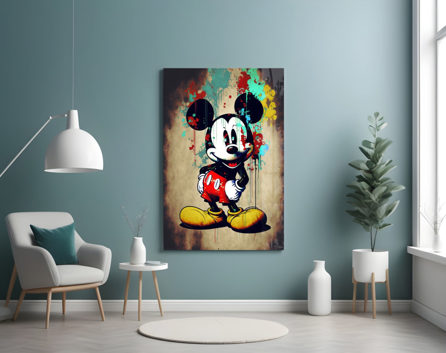 Mouse the Giant Glass Wall Art  || Designer Collection | Insigne Art Design.