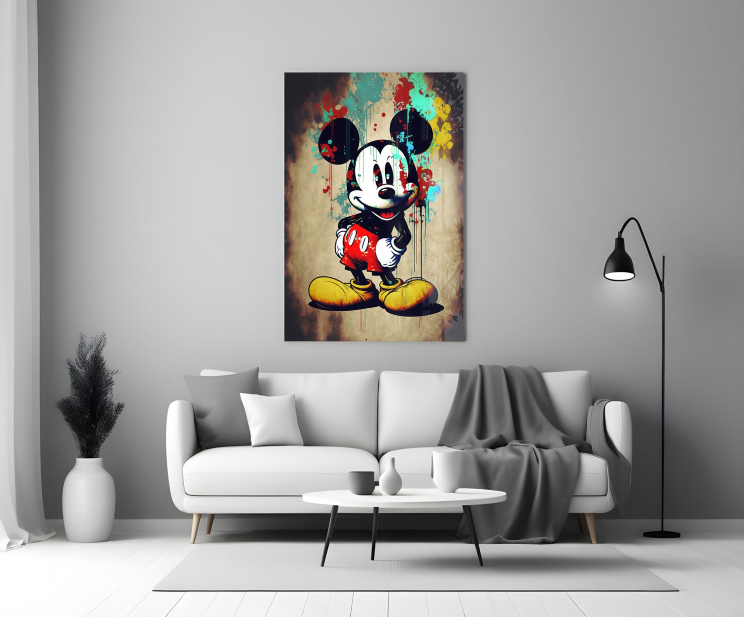 Mouse the Giant Glass Wall Art  || Designer Collection | Insigne Art Design.