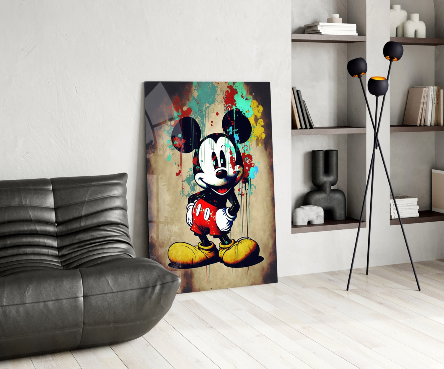 Mouse the Giant Glass Wall Art  || Designer Collection | Insigne Art Design.