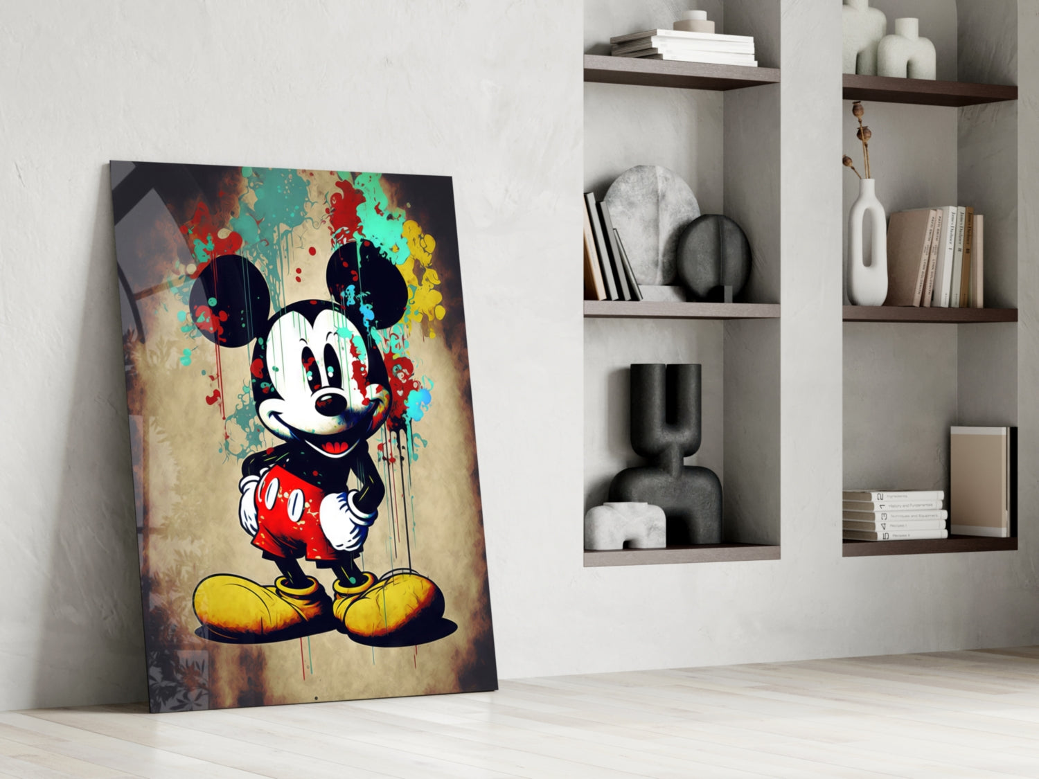 Mouse the Giant Glass Wall Art  || Designer Collection | Insigne Art Design.