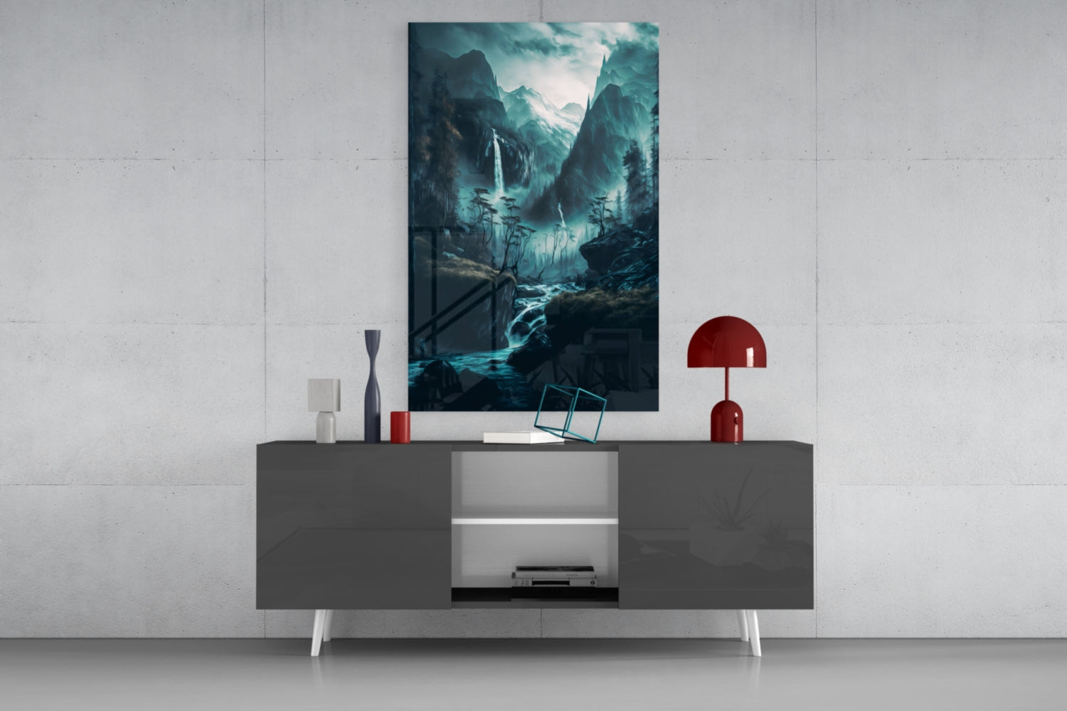 Dreamtopia Glass Wall Art  || Designers Collection | Insigne Art Design.