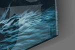 Dreamtopia artwork anchoring a wall with dark contemplative palette