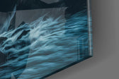 Dreamtopia artwork anchoring a wall with dark contemplative palette