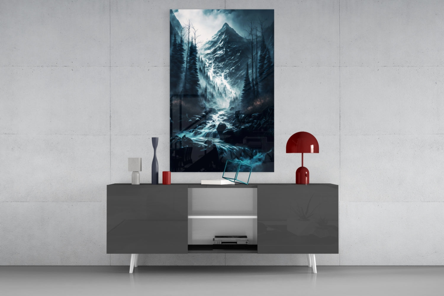 Dreamtopia Glass Wall Art  || Designers Collection | Insigne Art Design.