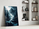 Dreamtopia glass print enhancing a study with cinematic mood