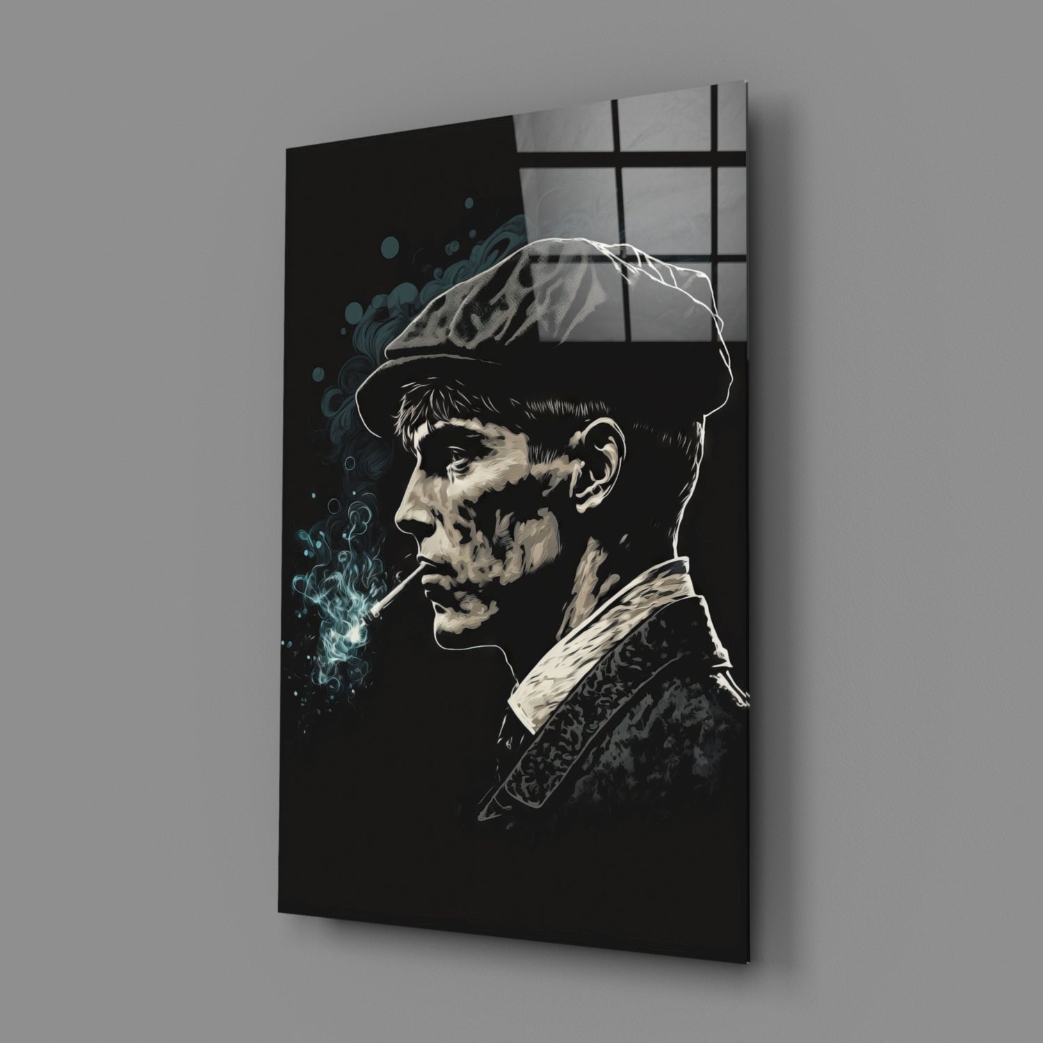 Thomas Shelby - Peaky Blinders Glass Wall Art  || Designer Collection | Insigne Art Design.