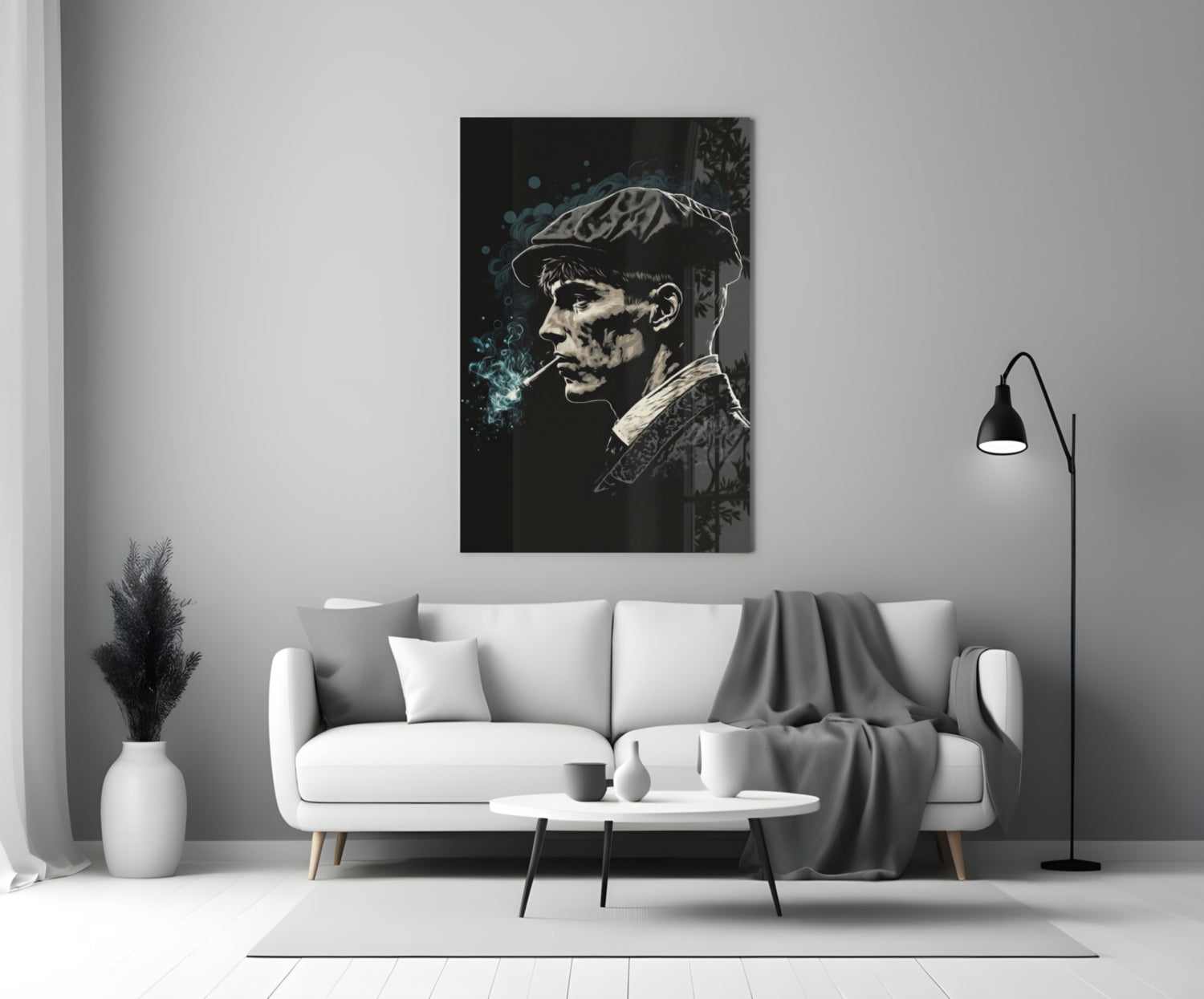 Thomas Shelby - Peaky Blinders Glass Wall Art  || Designer Collection | Insigne Art Design.
