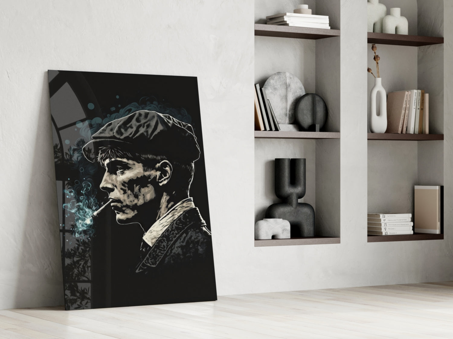 Thomas Shelby - Peaky Blinders Glass Wall Art  || Designer Collection | Insigne Art Design.