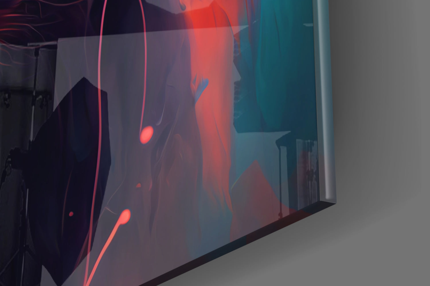 Nobility of the Lion Glass Wall Art  || Designer Collection | Insigne Art Design.