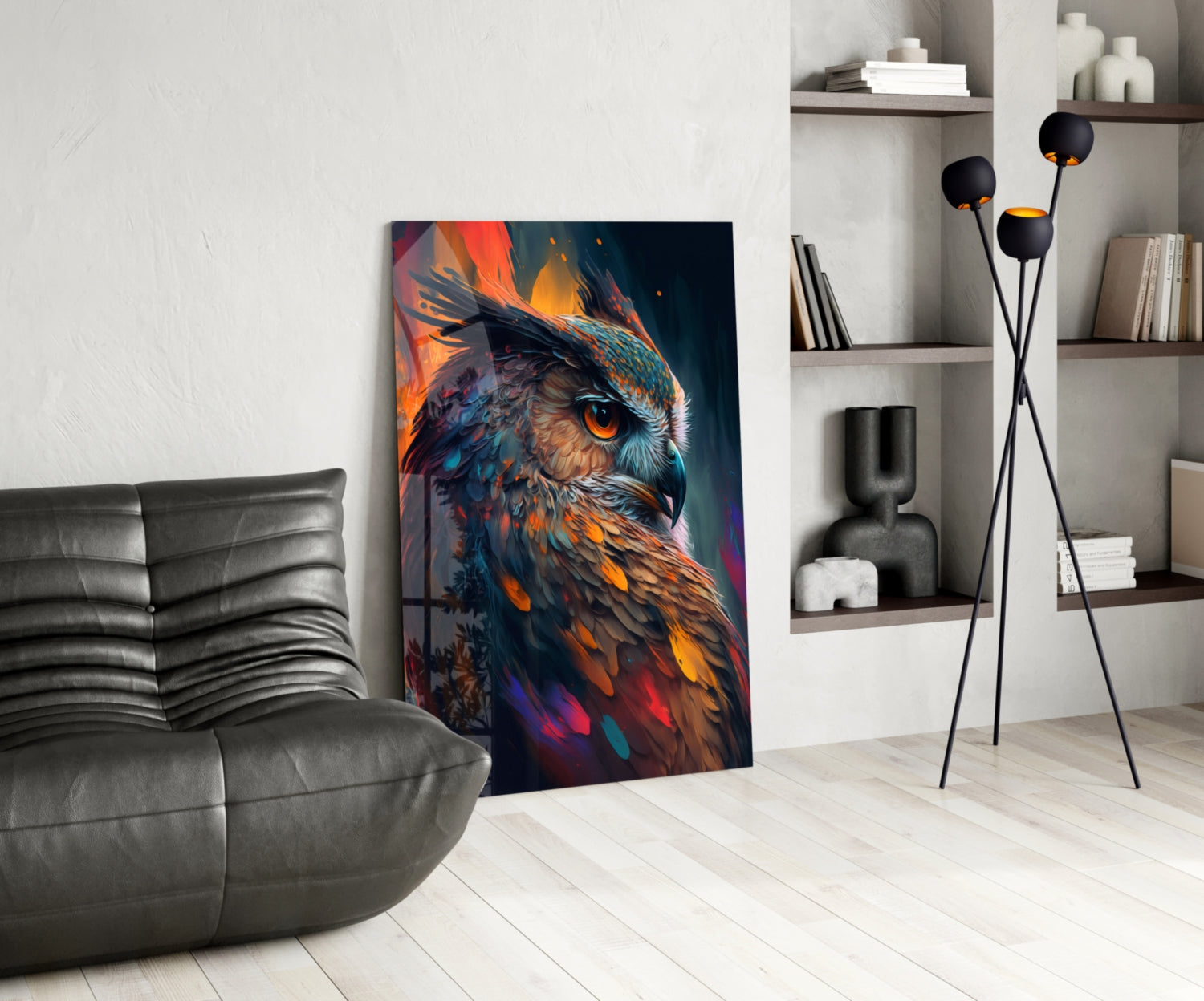 Owl's Eye Glass Wall Art  || Designer Collection | Insigne Art Design.