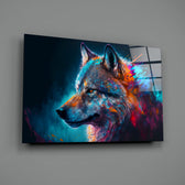 Vibrant-animal panel bringing wild kinetic charge to a contemporary office