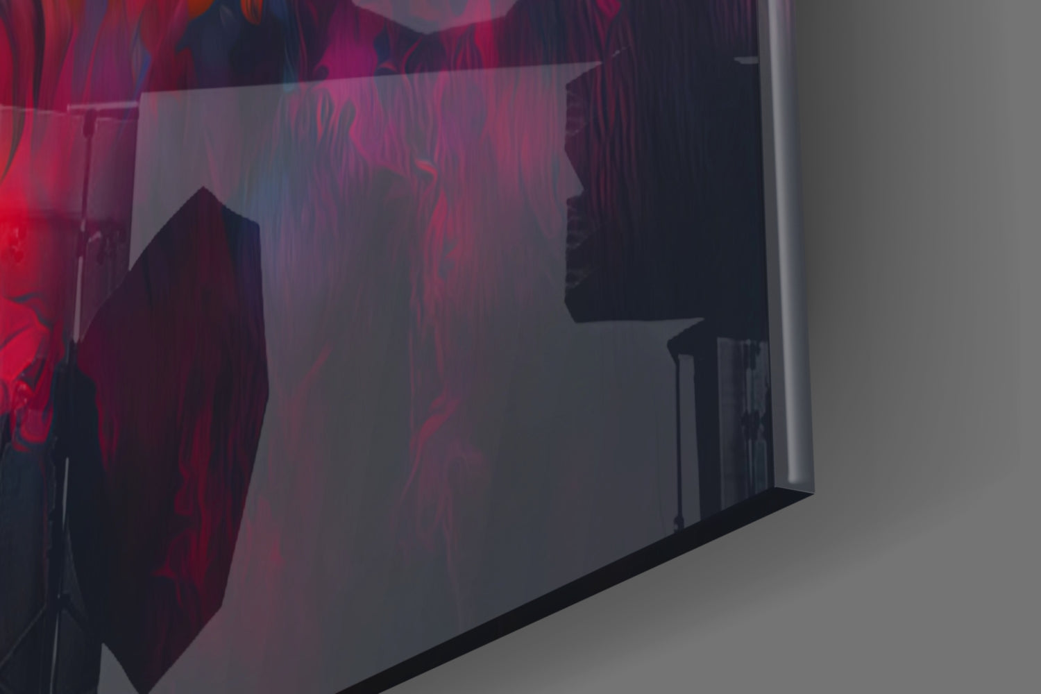 Freedom of the Wolf Glass Wall Art  || Designer Collection | Insigne Art Design.