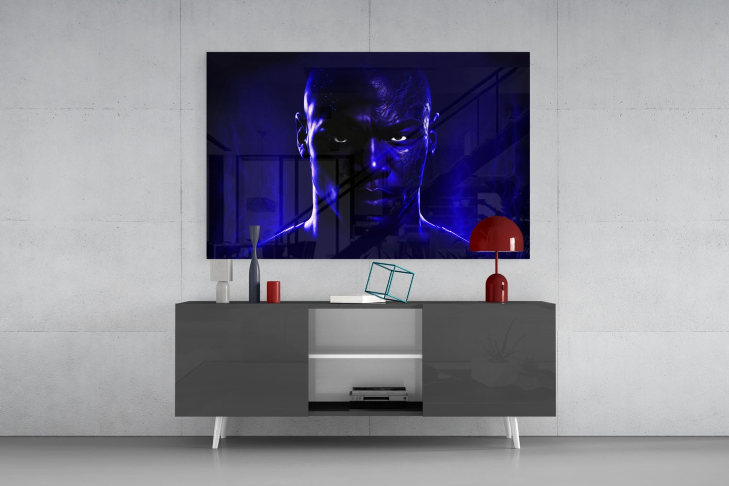 Iconic Michael Jordan Glass Wall Art  || Designer Collection | Insigne Art Design.