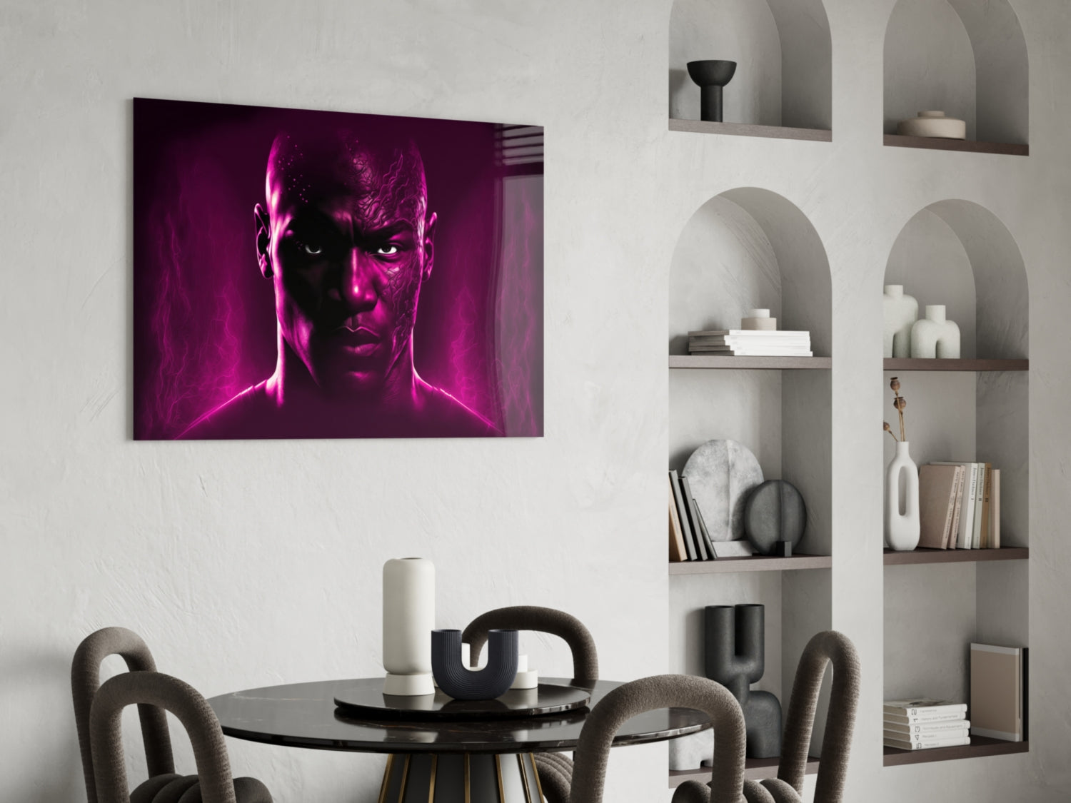 Iconic Michael Jordan Glass Wall Art  || Designer Collection | Insigne Art Design.