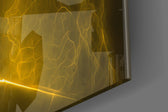 Iconic Michael Jordan artwork anchoring a wall with warm refined palette