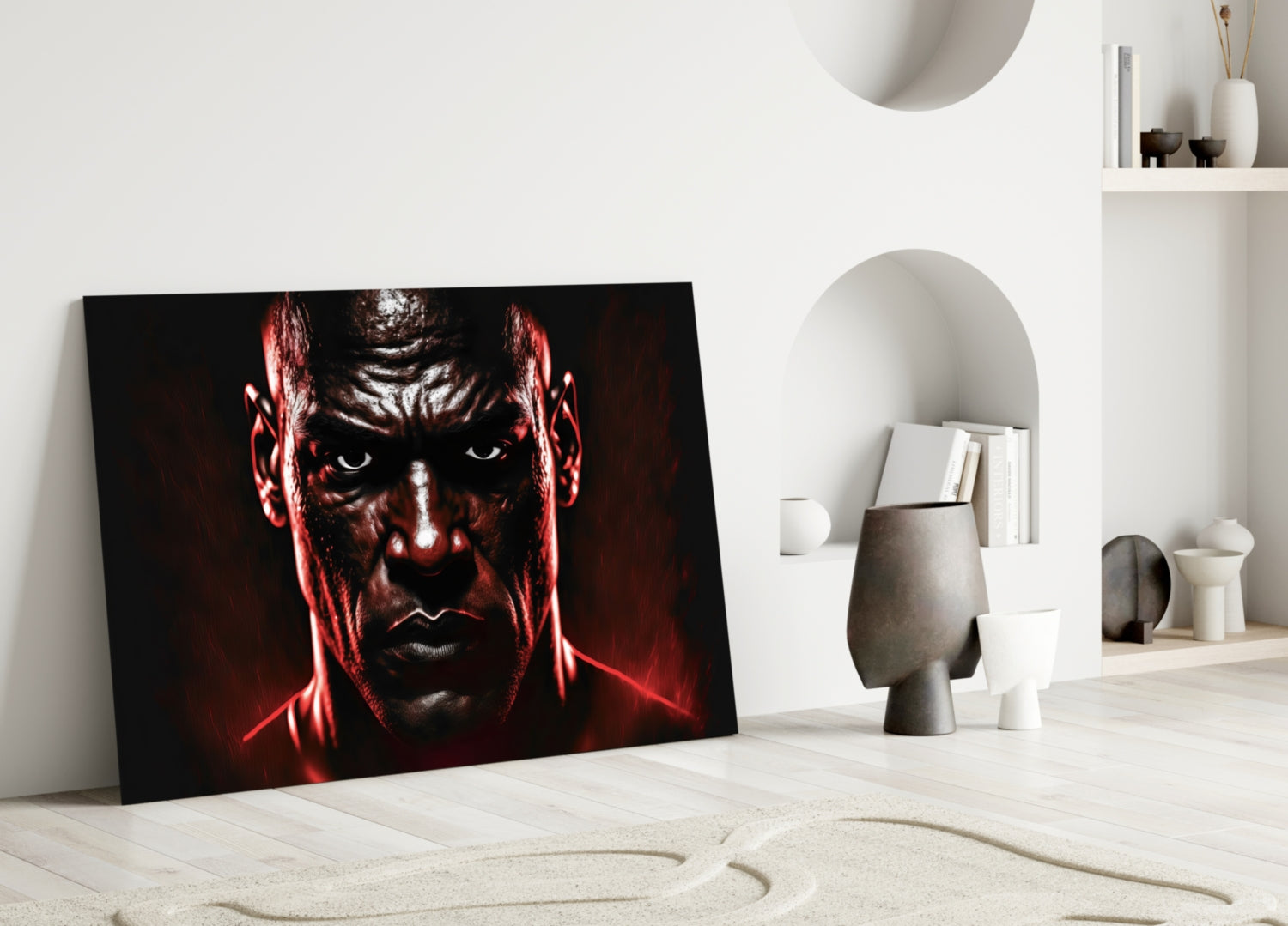Iconic Michael Jordan Glass Wall Art  || Designer Collection | Insigne Art Design.