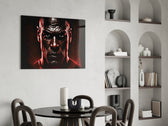 Iconic Michael Jordan panel adding editorial drama to a study