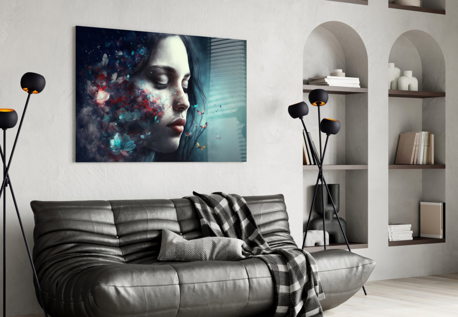 Butterfly Dreams Glass Wall Art  || Designer Collection.