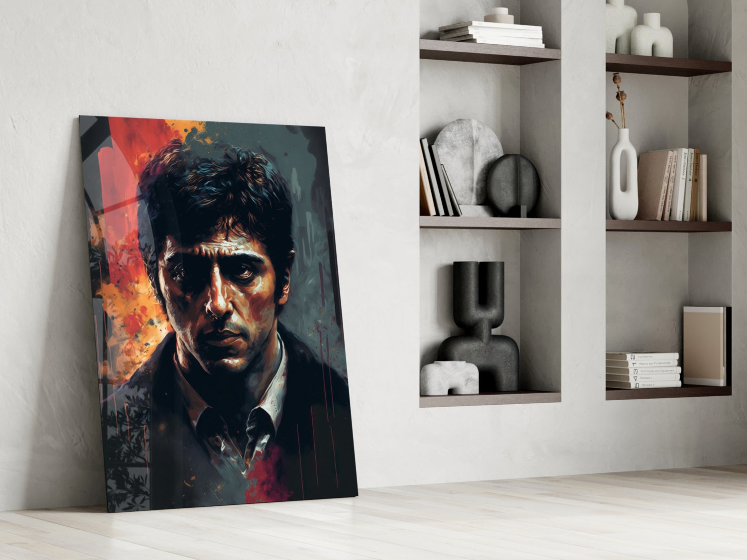Al Pacino Glass Wall Art  || Designer Collection.