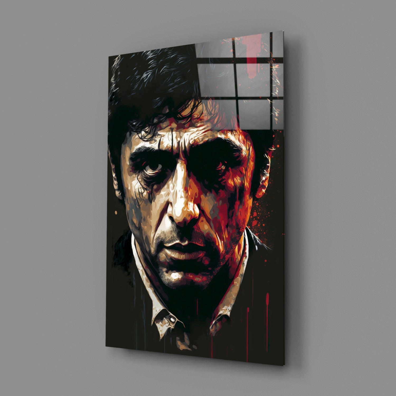 Al Pacino Glass Wall Art  || Designer Collection.