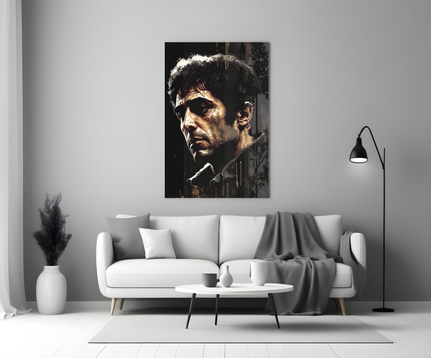 Al Pacino Glass Wall Art  || Designer Collection.