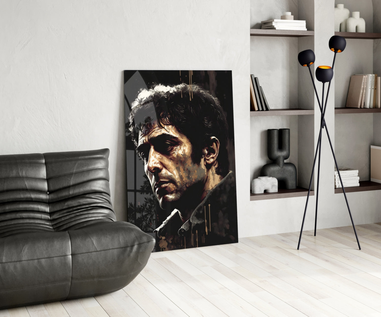Al Pacino Glass Wall Art  || Designer Collection.