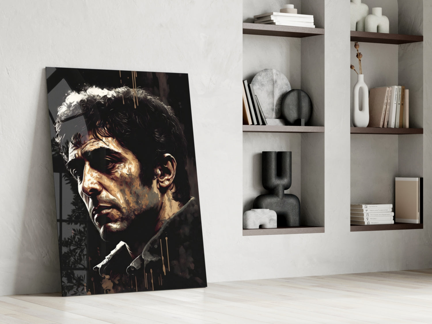 Al Pacino Glass Wall Art  || Designer Collection.