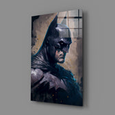 Comic-noir panel bringing solitary gravity to a contemporary home theater