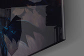 Batman artwork anchoring a wall with warm dramatic palette