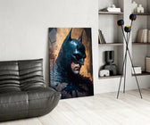 Batman panel adding editorial drama to a games room