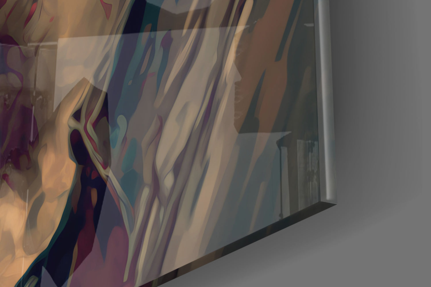 Fight Club - Tyler Durden Glass Wall Art  || Designer Collection.